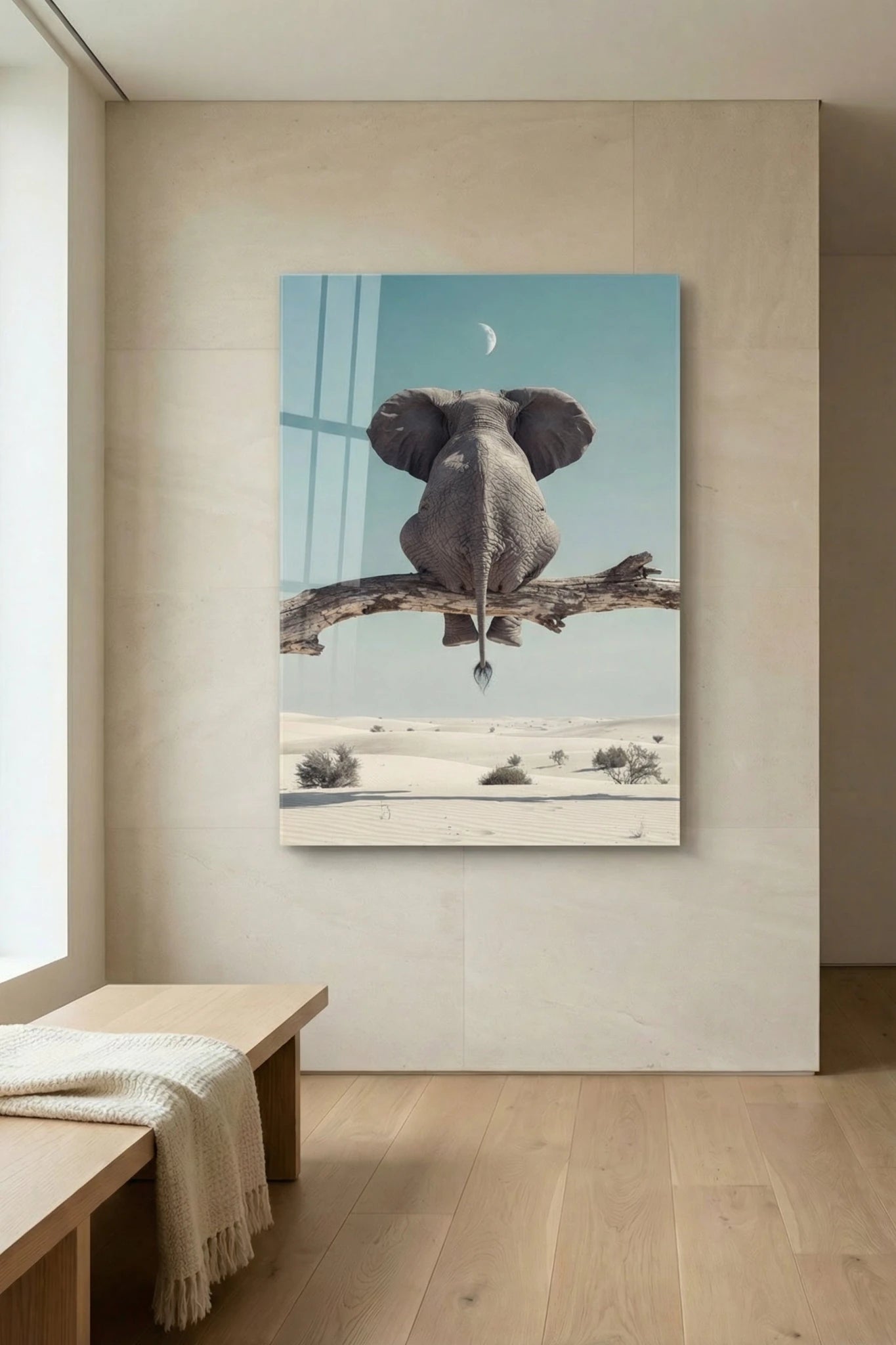 Moonwatcher – Der träumende Elefant | Dein Wandbild - Dein Wandbild