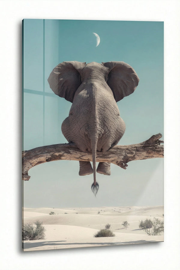 Moonwatcher – Der träumende Elefant | Dein Wandbild - Dein Wandbild