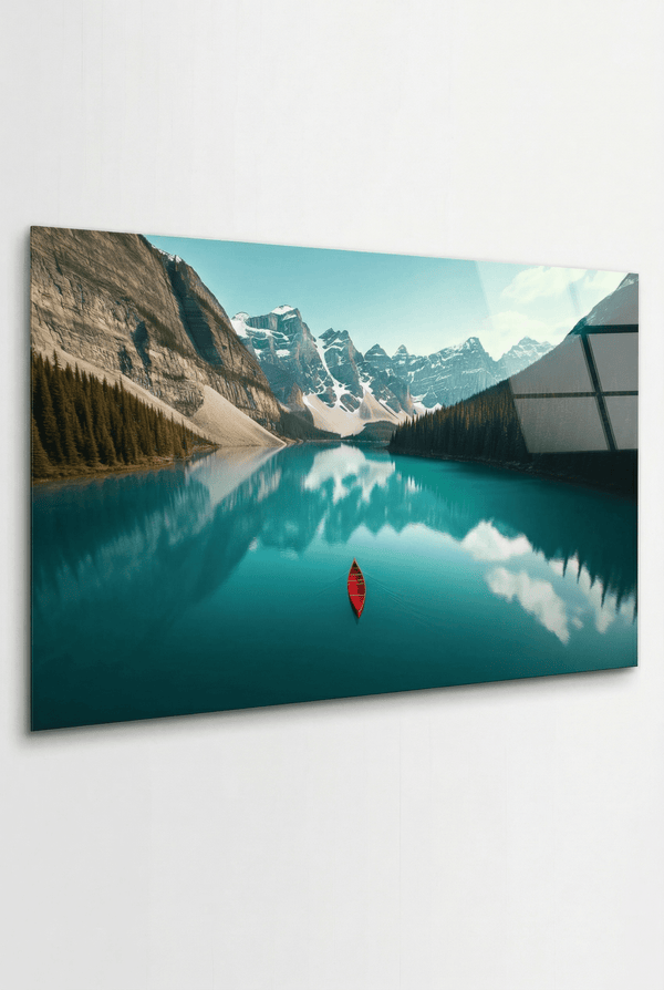 Moraine Lake in Kanada – Landschaftsbild mit Bergpanorama & Klarsee | Dein Wandbild - Dein Wandbild