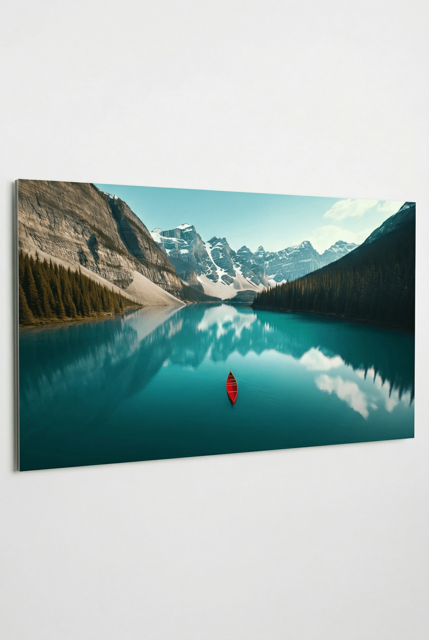 Moraine Lake in Kanada – Landschaftsbild mit Bergpanorama & Klarsee | Dein Wandbild - Dein Wandbild