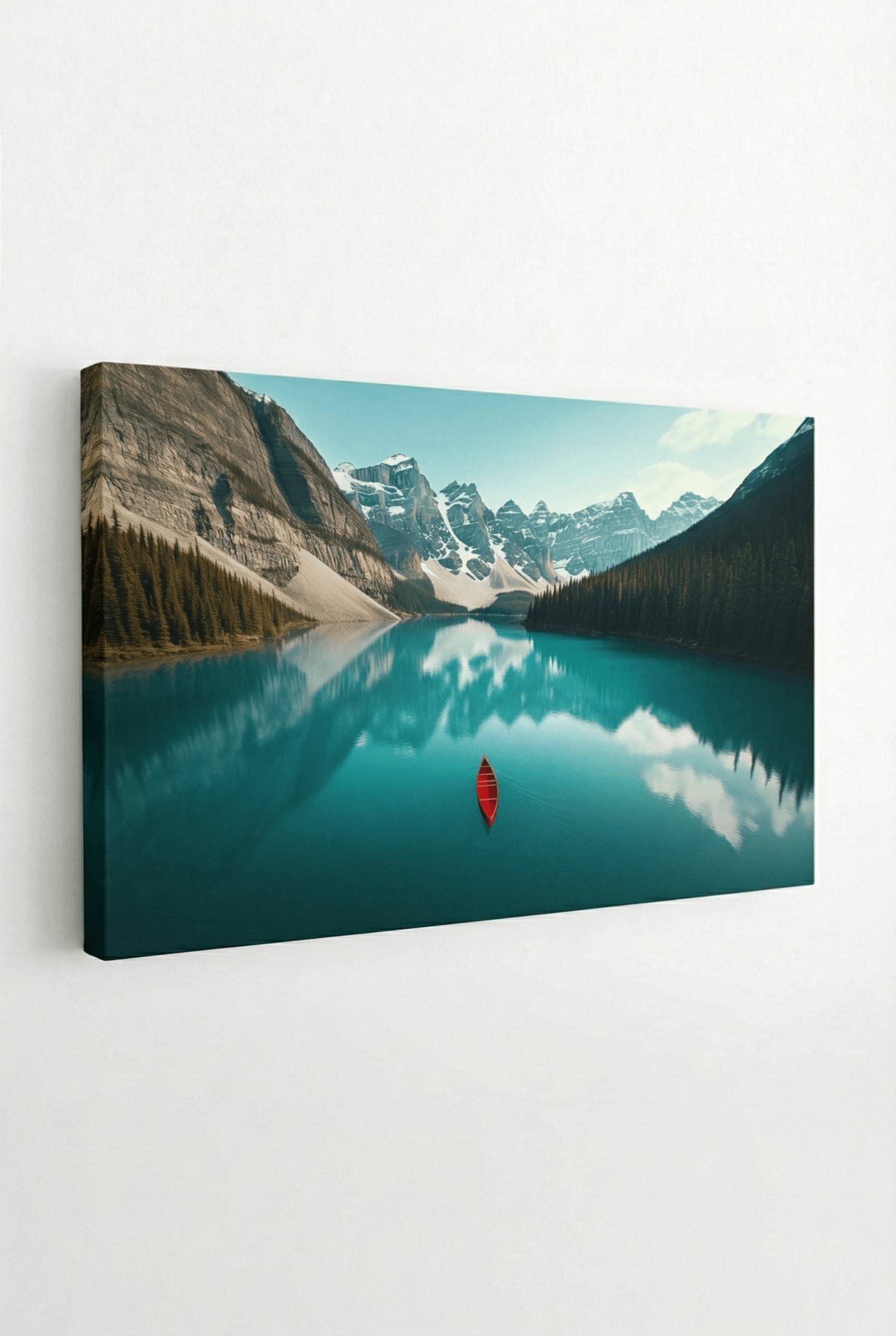 Moraine Lake in Kanada – Landschaftsbild mit Bergpanorama & Klarsee | Dein Wandbild - Dein Wandbild