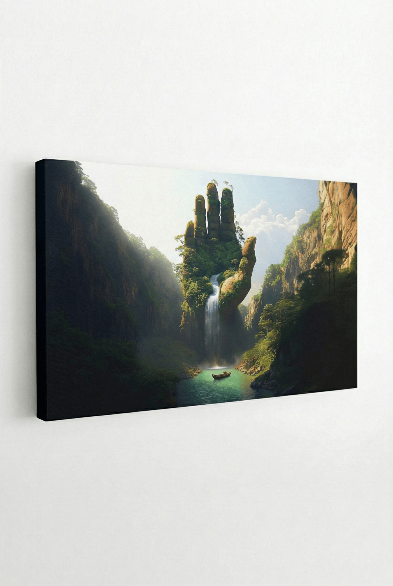 Mutter Gaias Hand – Naturbild mit spiritueller Symbolik & Stärke | Dein Wandbild - Dein Wandbild