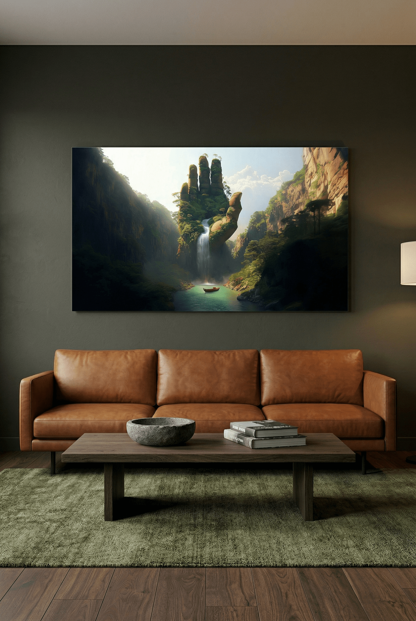 Mutter Gaias Hand – Naturbild mit spiritueller Symbolik & Stärke | Dein Wandbild - Dein Wandbild