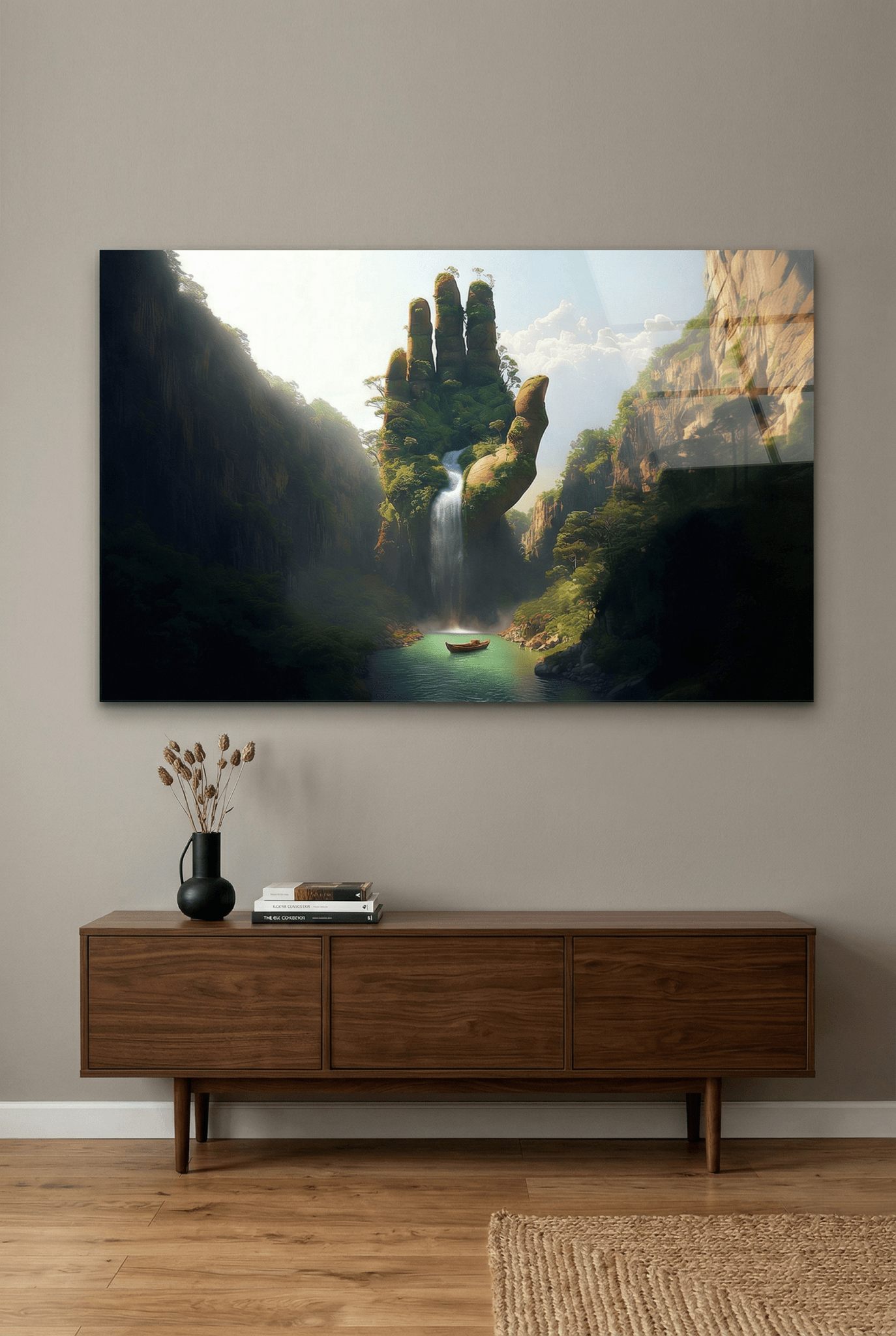 Mutter Gaias Hand – Naturbild mit spiritueller Symbolik & Stärke | Dein Wandbild - Dein Wandbild