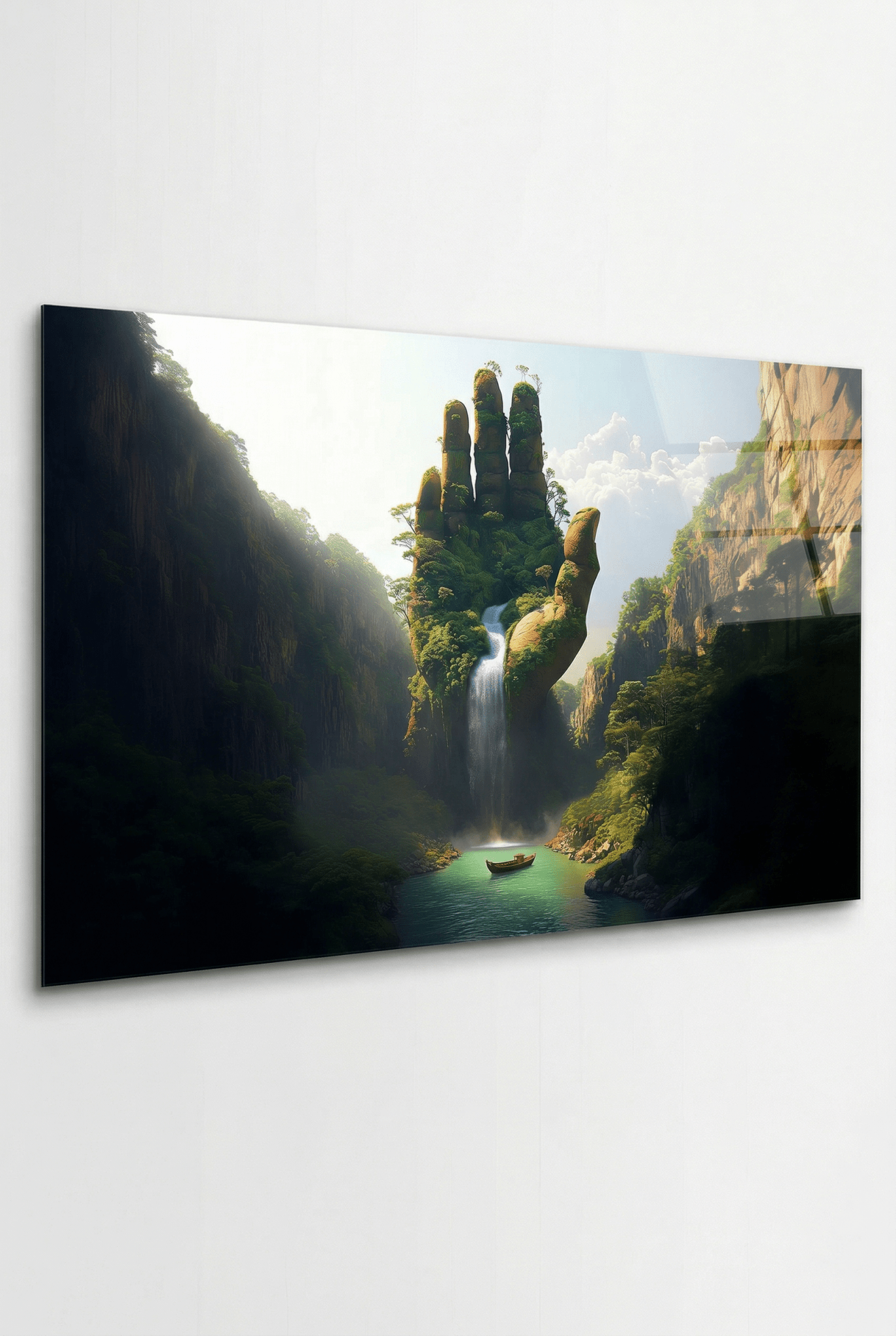 Mutter Gaias Hand – Naturbild mit spiritueller Symbolik & Stärke | Dein Wandbild - Dein Wandbild