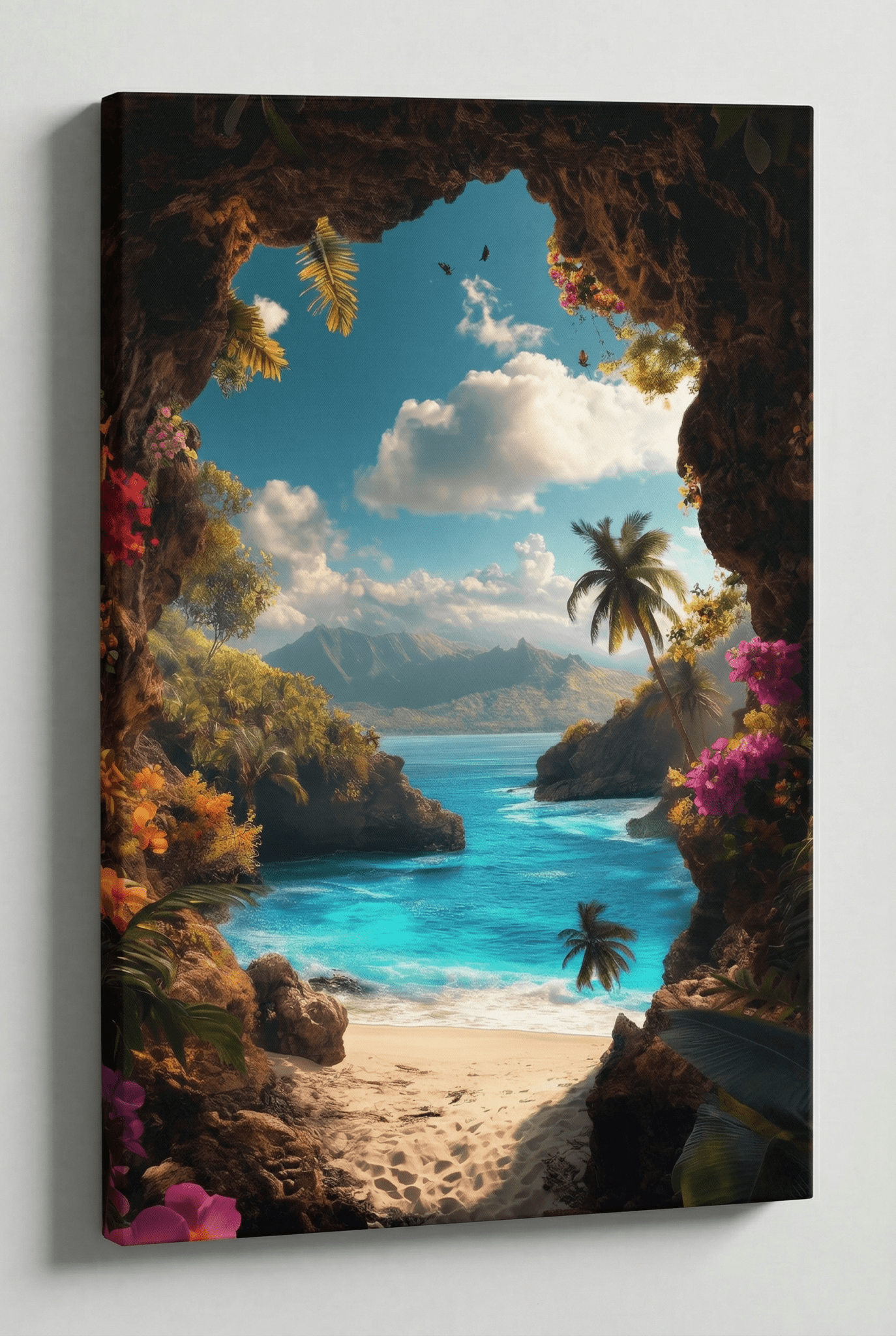 Paradiesische Aussicht – Landschaftsbild mit tropischer Ruhe | Dein Wandbild - Dein Wandbild