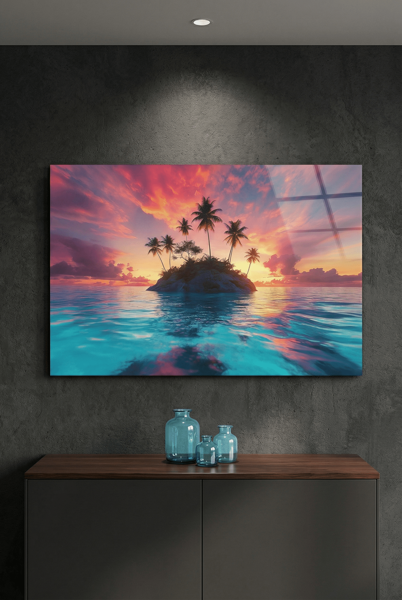 Paradiesische Einsamkeit – Landschaftsbild mit tropischer Stille | Dein Wandbild - Dein Wandbild