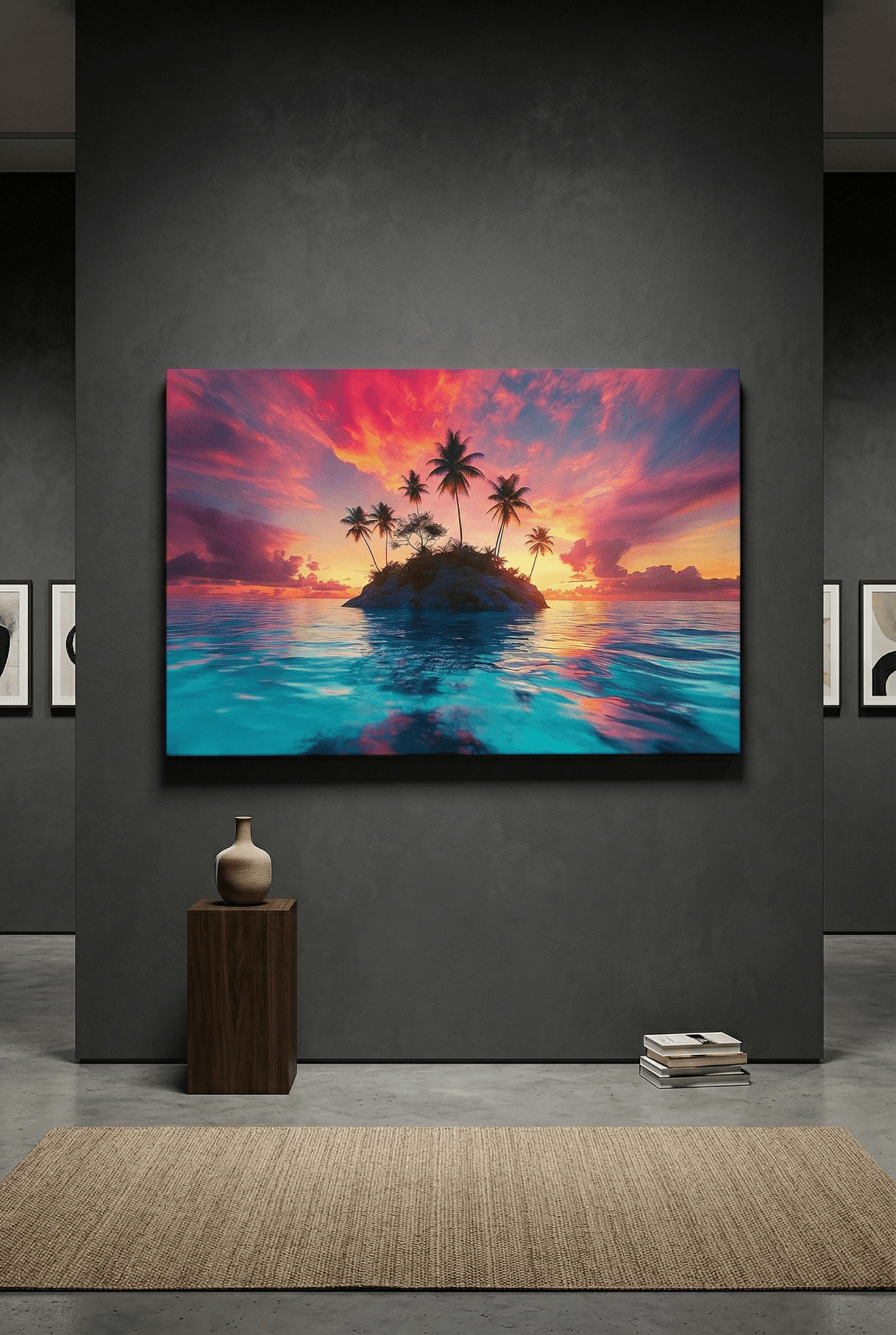 Paradiesische Einsamkeit – Landschaftsbild mit tropischer Stille | Dein Wandbild - Dein Wandbild