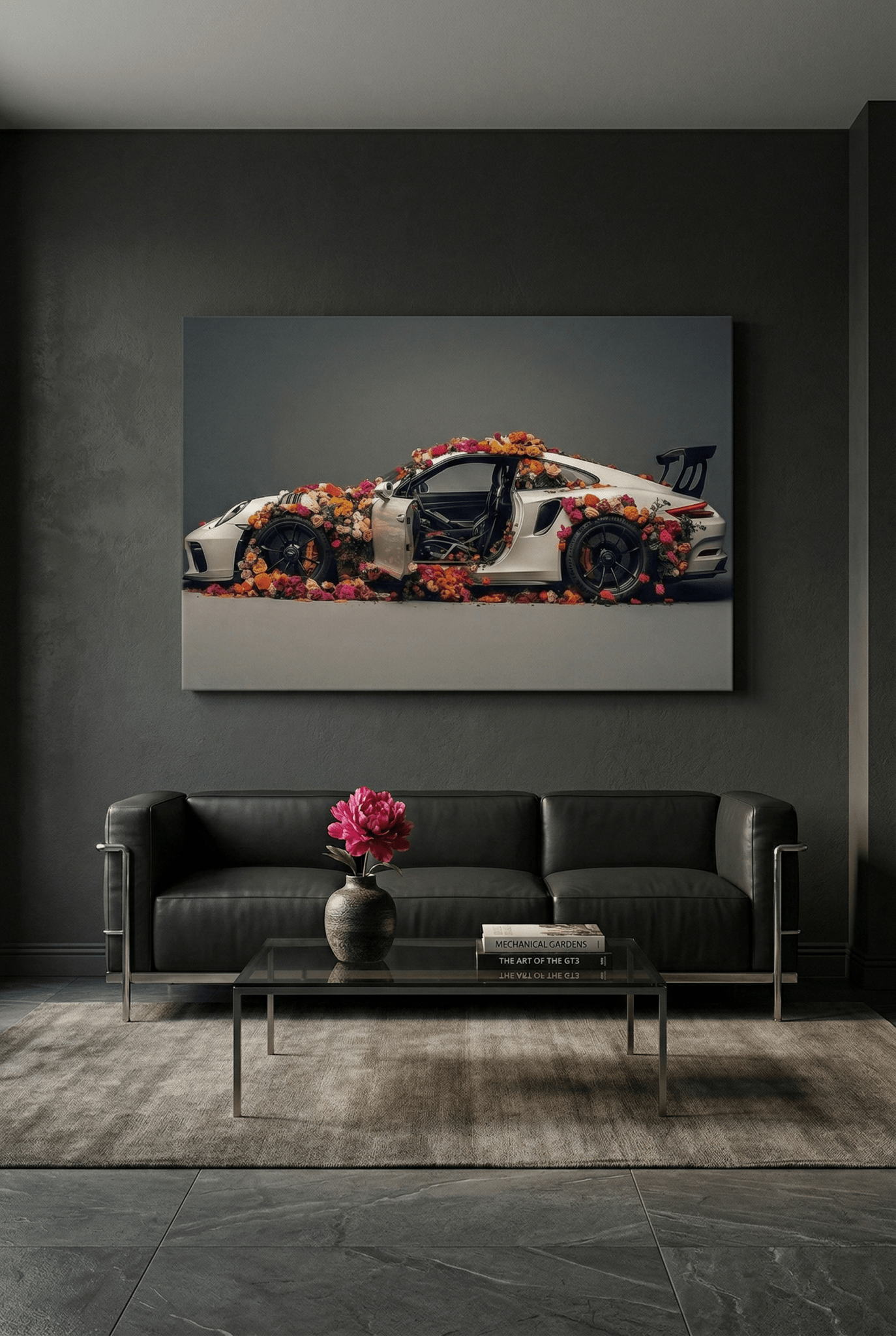 Porsche GT3 – Die Fusion von Eleganz & Natur | Dein Wandbild - Dein Wandbild