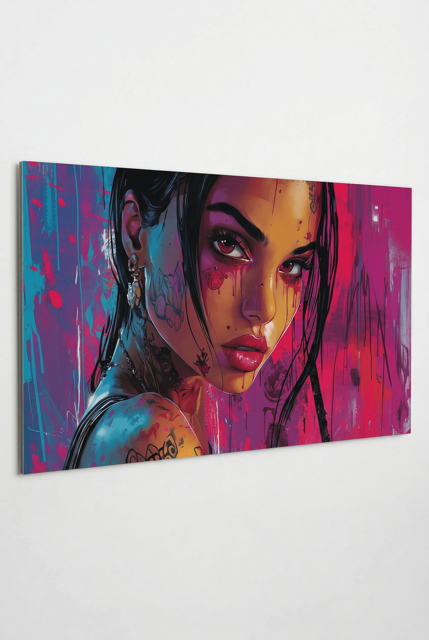 Rebel Vision – Ausdrucksstarke Streetstyle - Power als Pop Art Kunstdruck | Dein Wandbild - Dein Wandbild