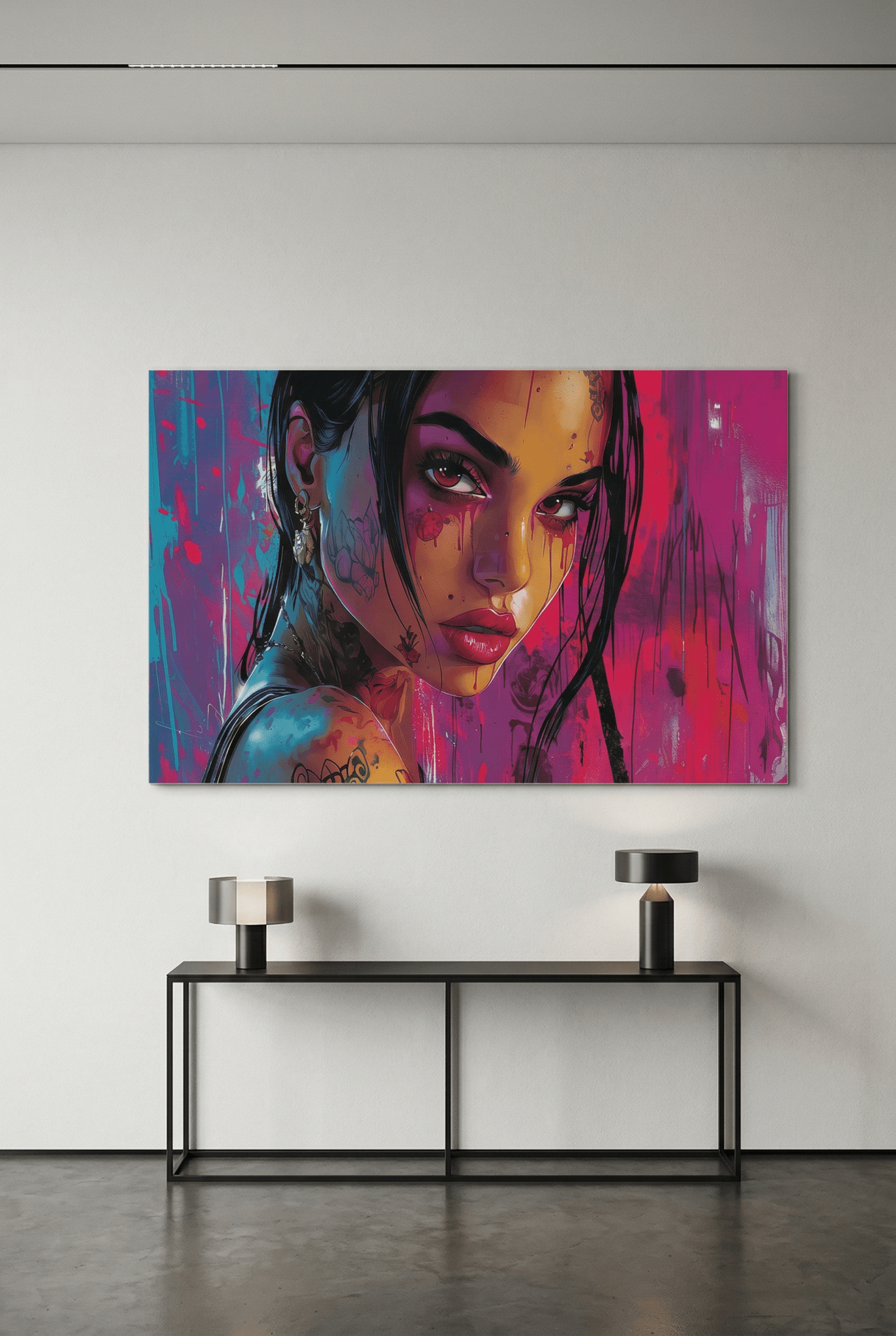 Rebel Vision – Ausdrucksstarke Streetstyle - Power als Pop Art Kunstdruck | Dein Wandbild - Dein Wandbild
