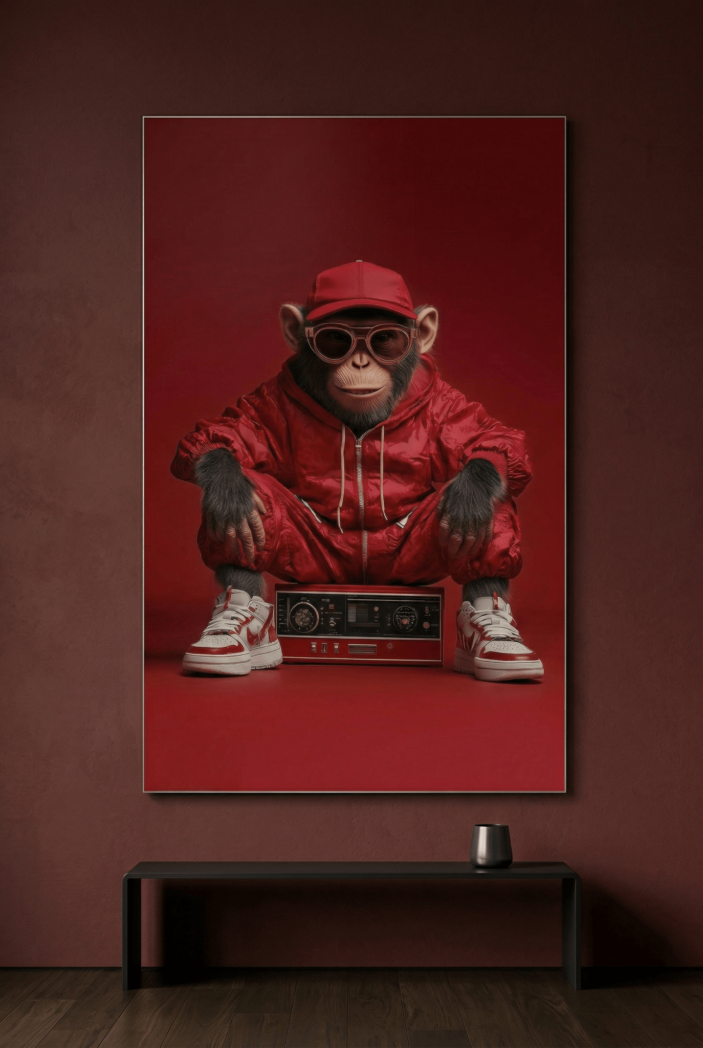 Red Supreme Streetstyle Wandbild | Dein Wandbild - Dein Wandbild