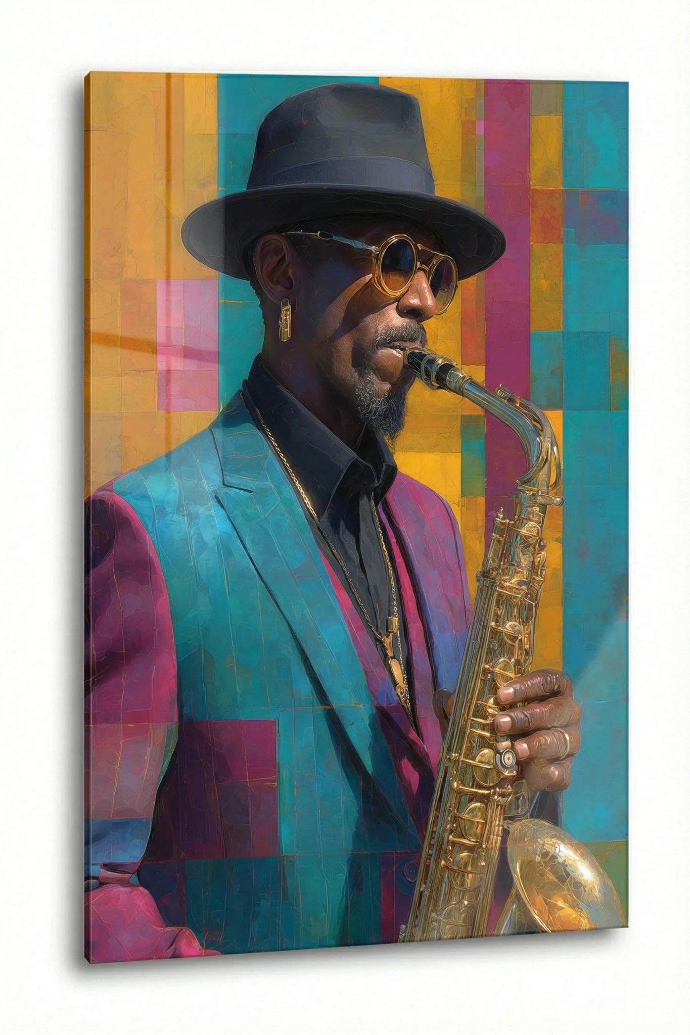 Saxophone Passion – Pop Art Jazz | Dein Wandbild - Dein Wandbild