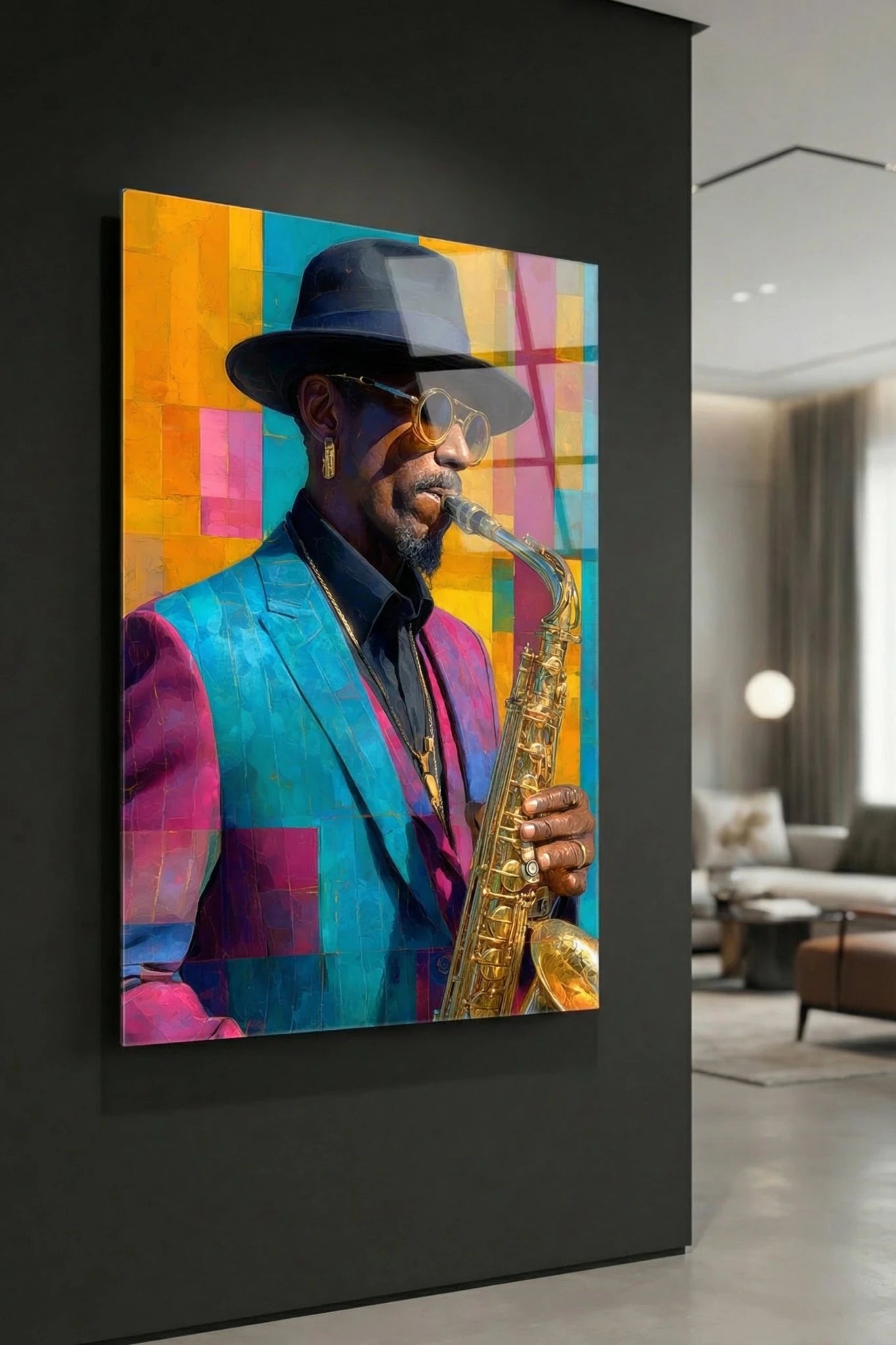 Saxophone Passion – Pop Art Jazz | Dein Wandbild - Dein Wandbild
