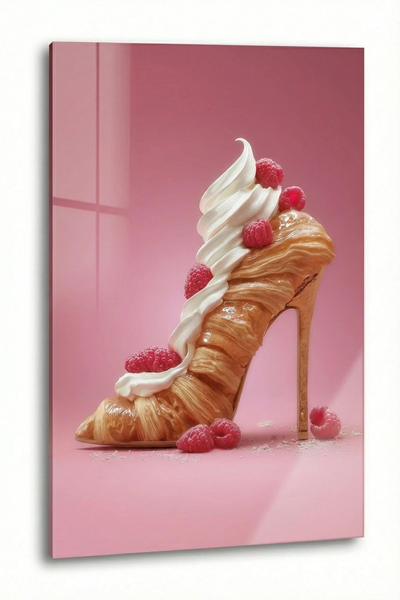 Sweet Seduction – Croissant High Heel | Dein Wandbild - Dein Wandbild