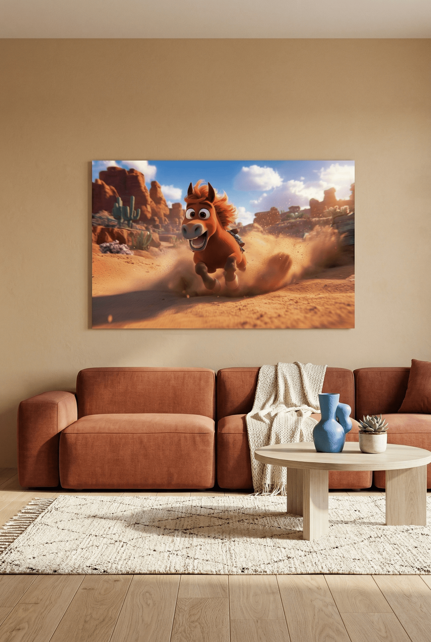 Wild & Frei – Kraftvolles Pferdebild mit Quarab - Spirit | Dein Wandbild - Dein Wandbild