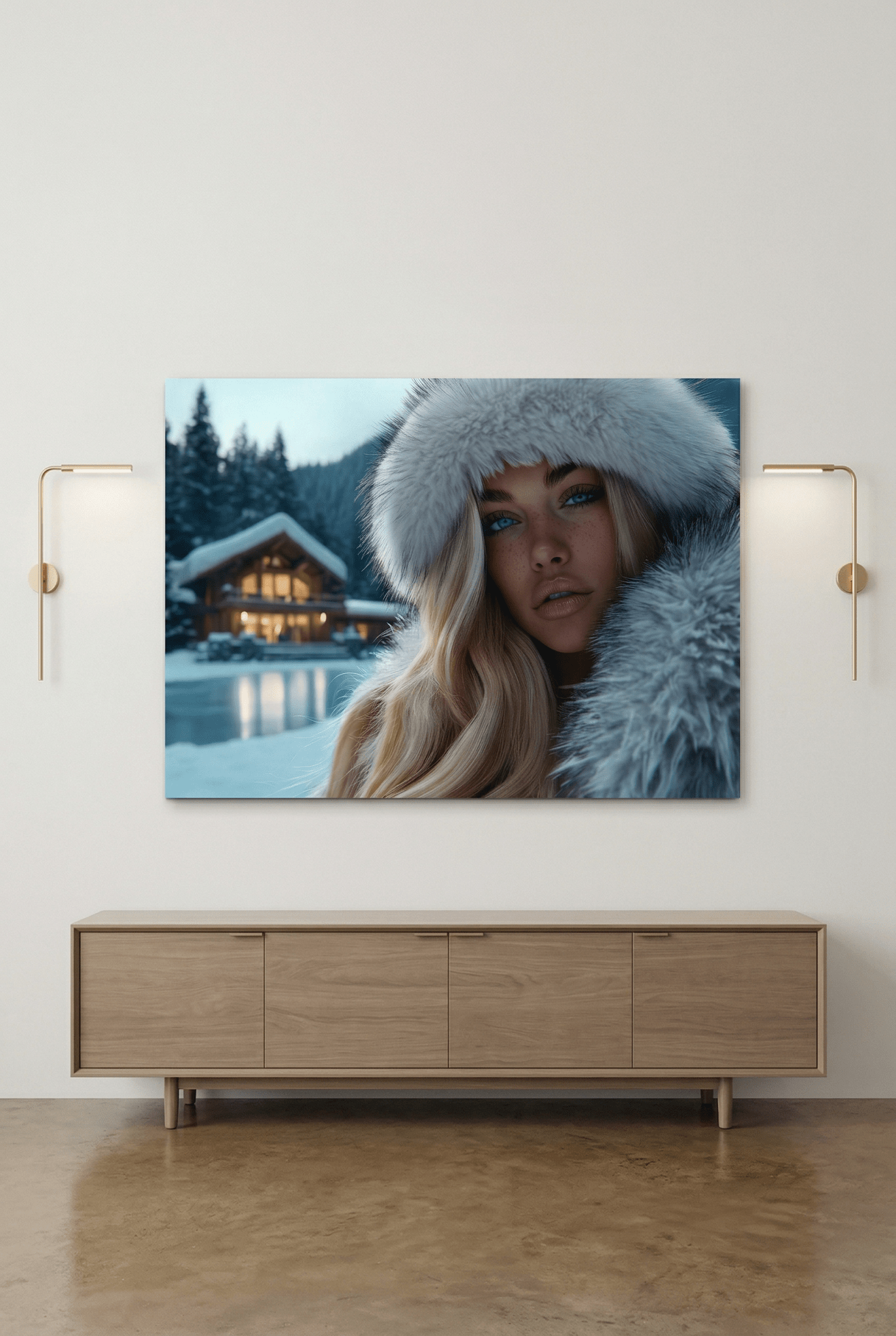 Winterzauber – Skandinavische Kälte als stilvoller Kunstdruck | Dein Wandbild - Dein Wandbild