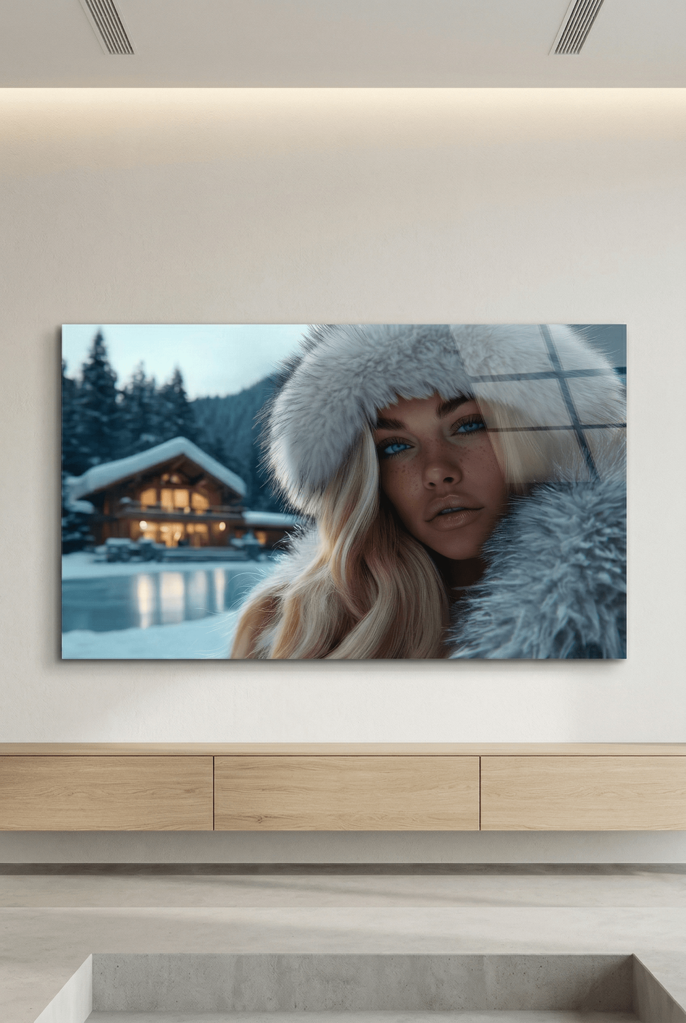 Winterzauber – Skandinavische Kälte als stilvoller Kunstdruck | Dein Wandbild - Dein Wandbild